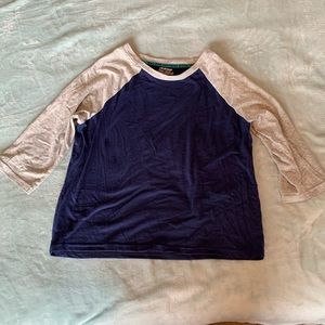 Joe Boxer 3/4 Sleeve Shirt Size Medium